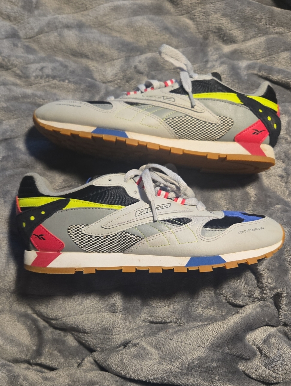 Reebok Classic Leather ATI 90s Skull Grey-Size 7